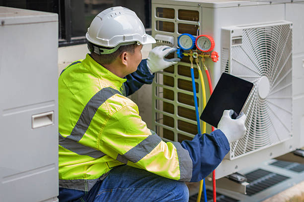 Professional Air Duct Cleaning technician working in Calumet, IA